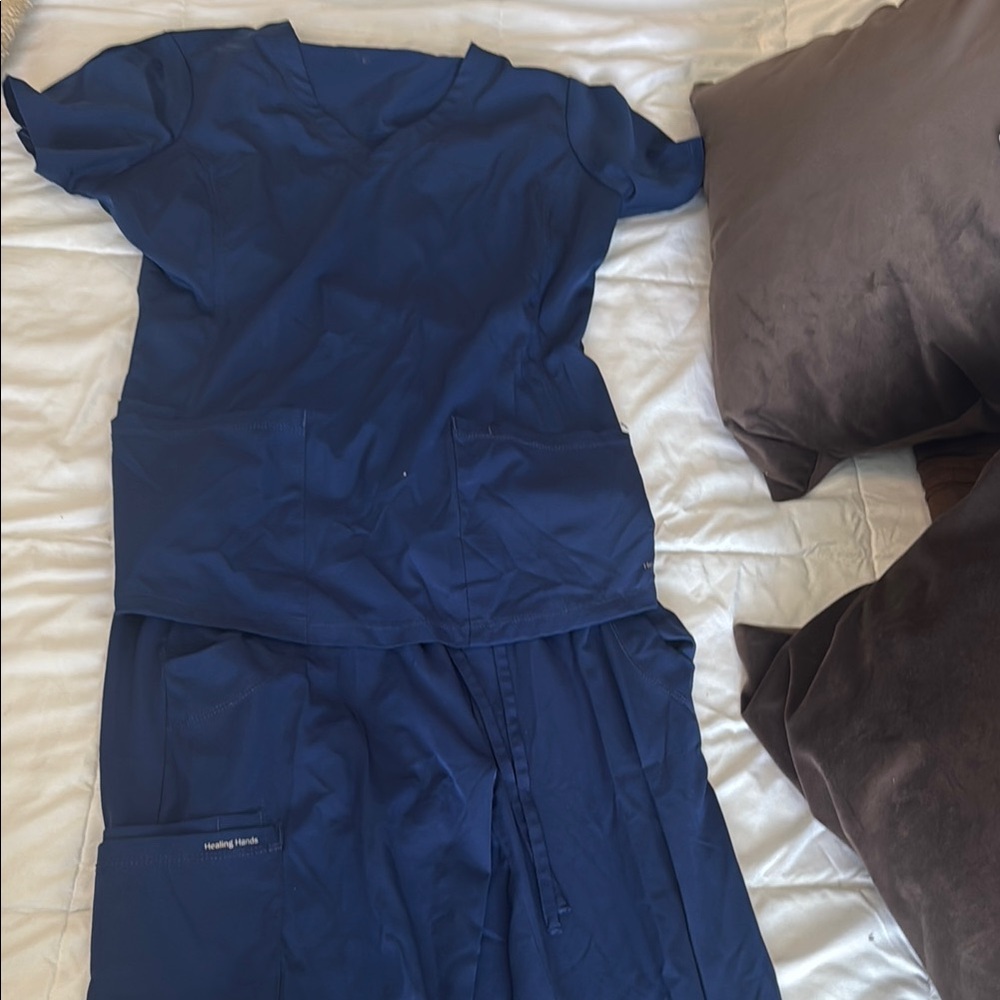 Women's Scrub Set in Navy Blue